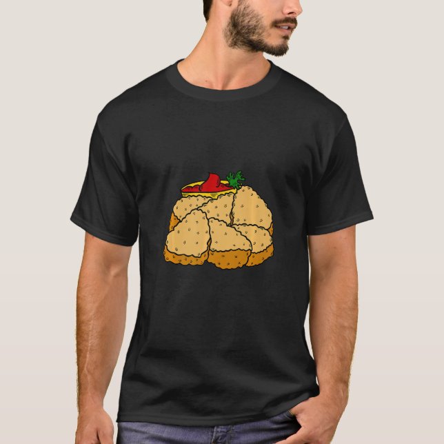 Camiseta I Love Chickens Especially When Fried Fried Chicke (Frente)