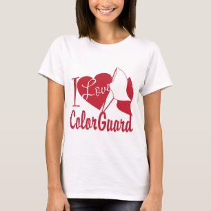 Camiseta I Love ColorGuard
