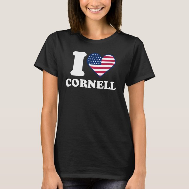 Camiseta I love Cornell I heart Cornell (Frente)