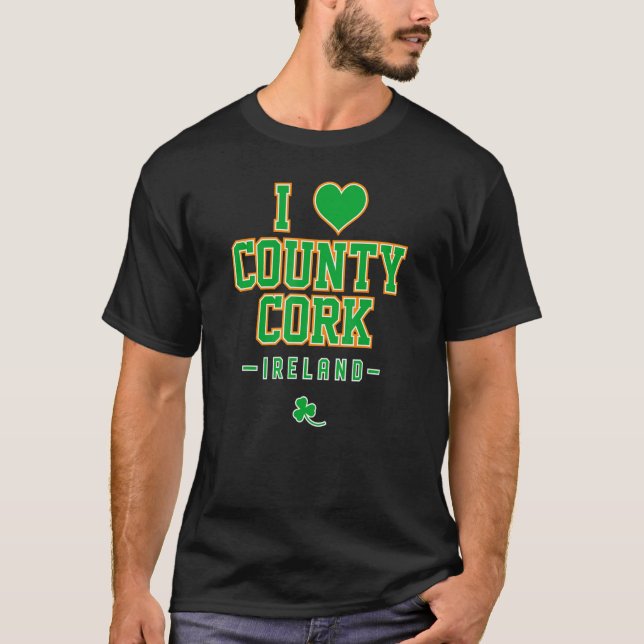 Camiseta I Love County Cork Ireland (Frente)