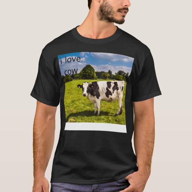 Camiseta I Love Cow (Frente)