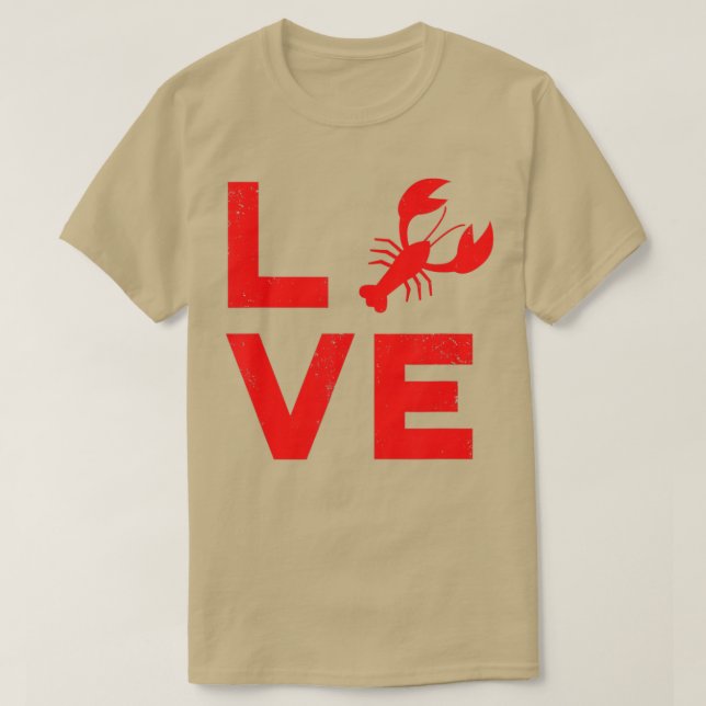 Camiseta I Love Crawfish Funny Louisiana Crawfish Party   R (Frente do Design)