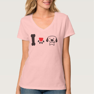 CAMISETA I LOVE DOG