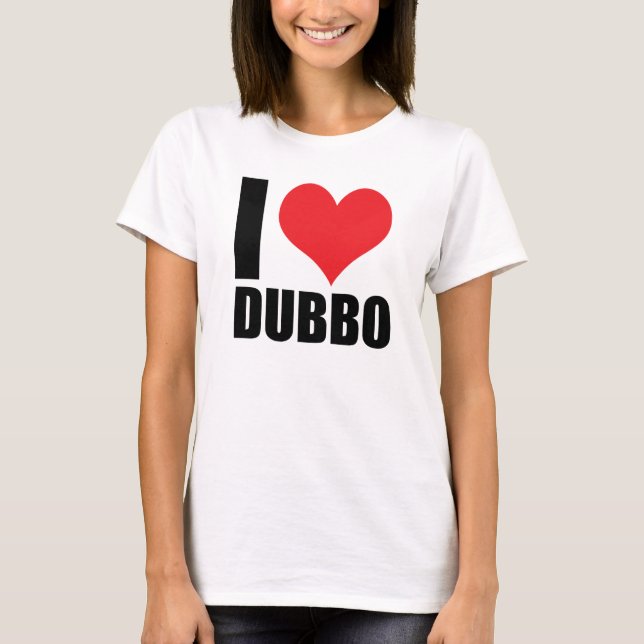 Camiseta I love Dubbo (Frente)
