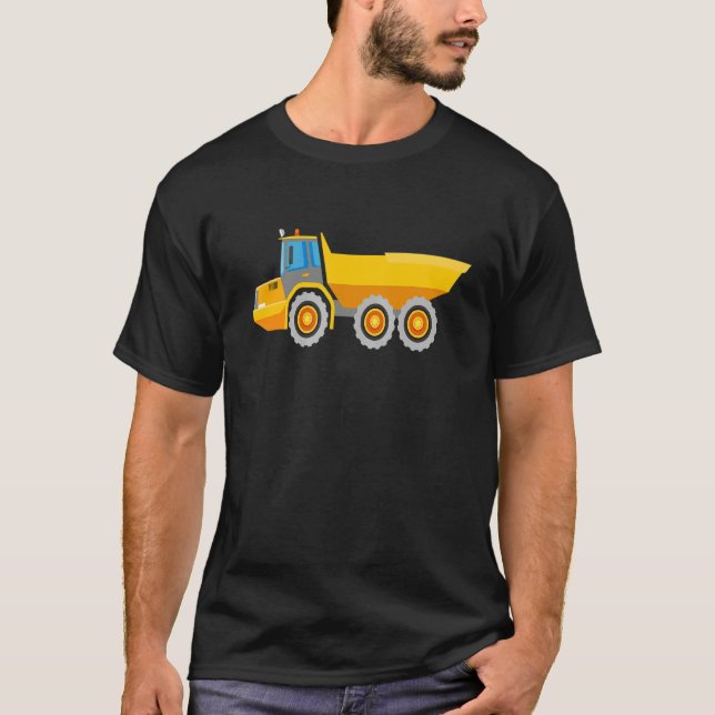 Camiseta I Love Dump Truck  Dump Construction Truck for Men (Frente)