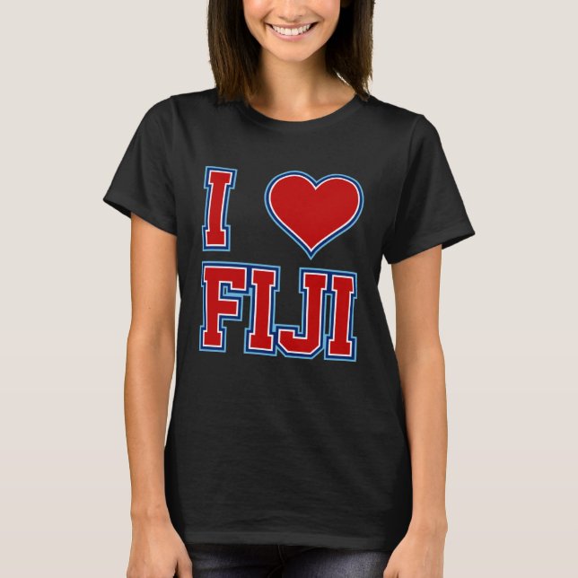 Camiseta I Love Fiji (Frente)