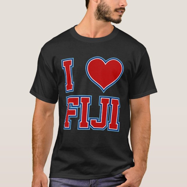 Camiseta I Love Fiji (Frente)