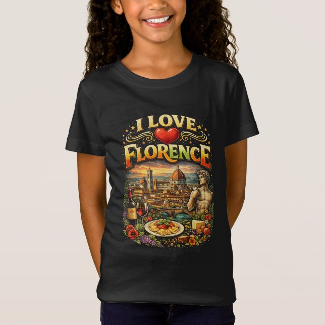 Camiseta I Love Florence (Frente)
