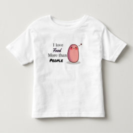 Camiseta I LOVE FOOD MORE THAN PEOPLE "kawaii Potato"