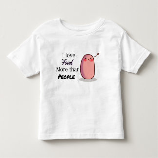 Camiseta I LOVE FOOD MORE THAN PEOPLE "kawaii Potato"