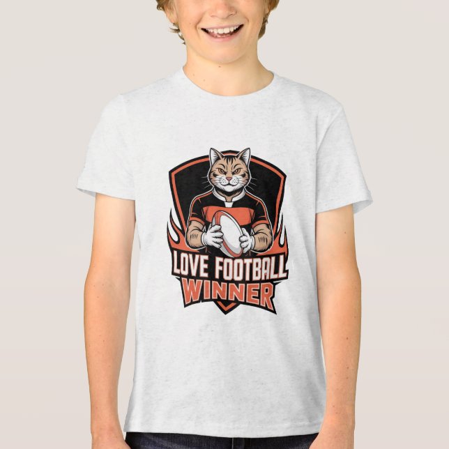 Camiseta I love football  (Frente)