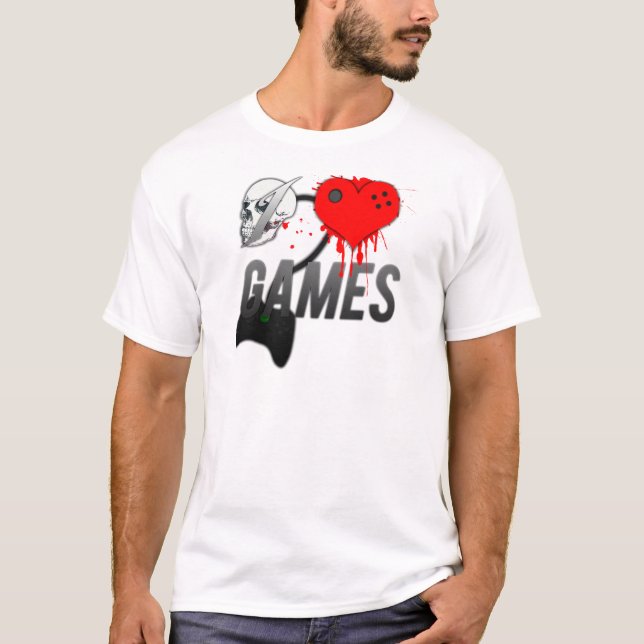 Camiseta - I Love Games (Frente)