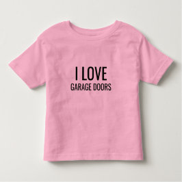 Camiseta I Love Garage Doors Funny Christmas Gift Pink