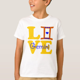Camiseta ♊! I Love Gemini-Best Zodiac Sign Crewneck