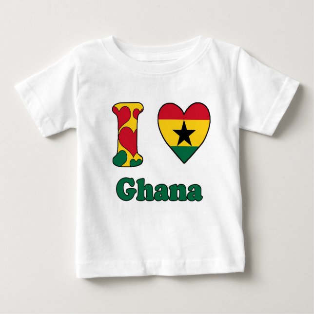 Camiseta I love Ghana (Frente)