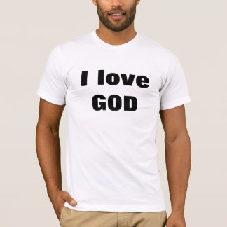 Camiseta I love GOD