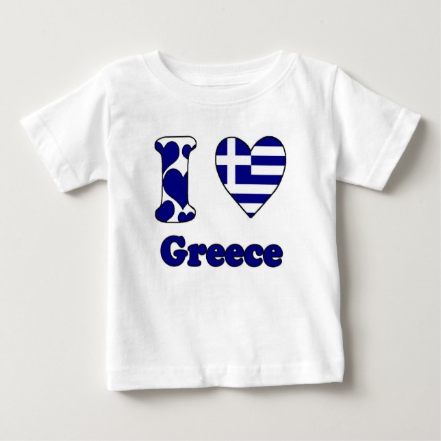 Camiseta I love Greece (Frente)