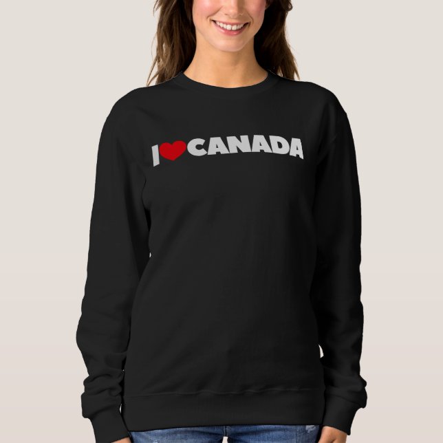 Camiseta I Love Heart Canada (Frente)
