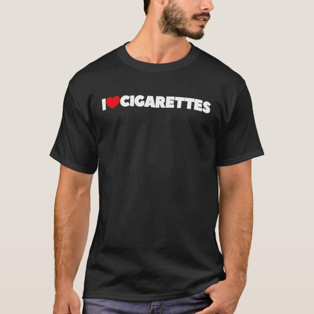 Camiseta I Love Heart Cigarettes (Frente)