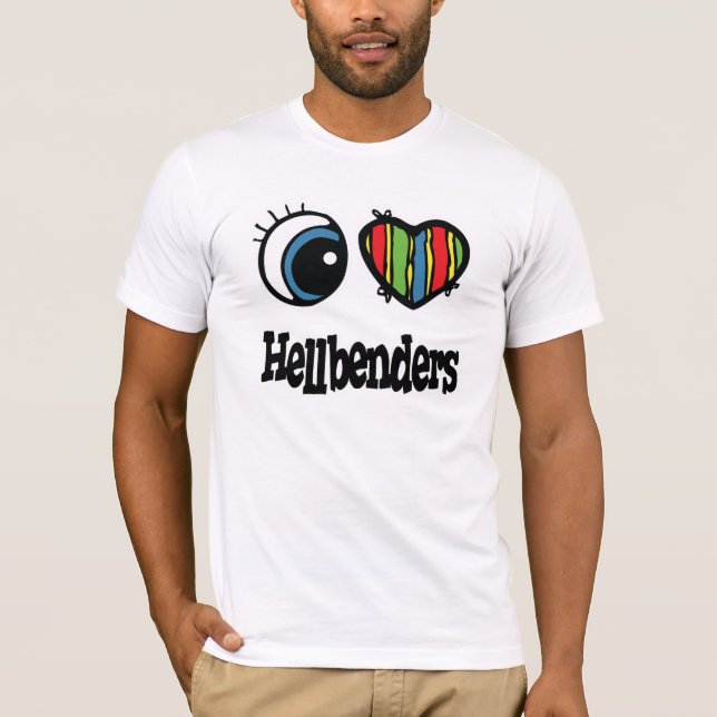 Camiseta I Love (Heart) Hellbenders (Frente)