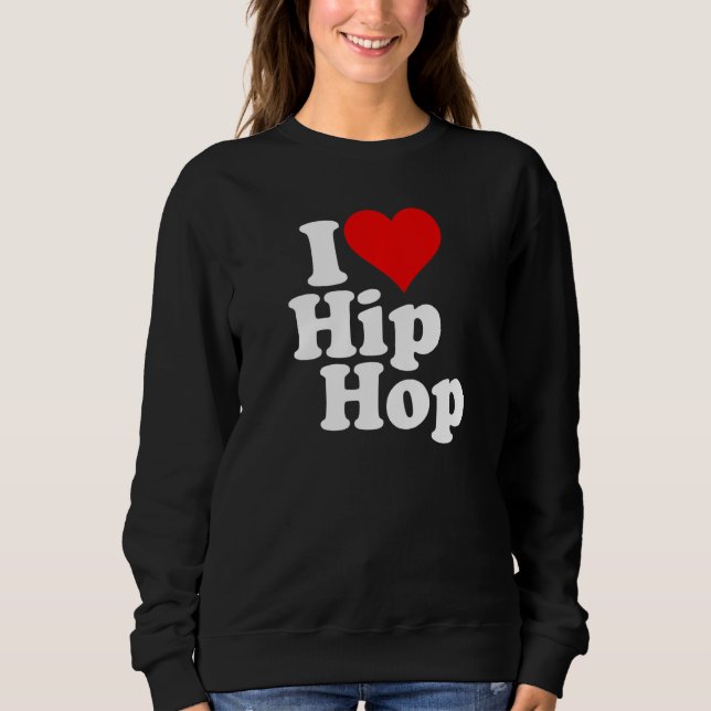 CAMISETA I LOVE HEART HIP HOP RAP 1 (Frente)