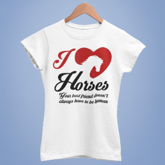 Camiseta I Love/Heart Horses