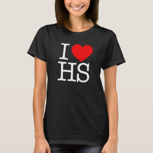 Camiseta I Love (Heart) HS