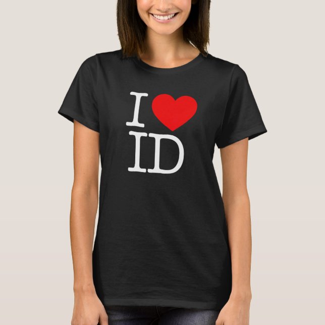 Camiseta I Love (Heart) ID (Frente)