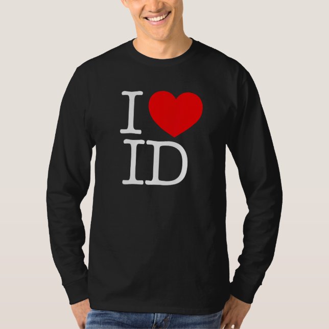 Camiseta I Love (Heart) ID (Frente)