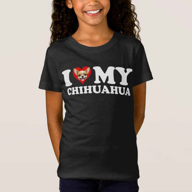 Camiseta I Love (Heart) My Chihuahua (Frente)