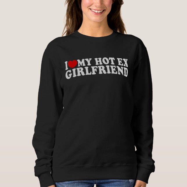 Camiseta I Love Heart My Hot Ex Girlfriend  MR & MRs His &  (Frente)
