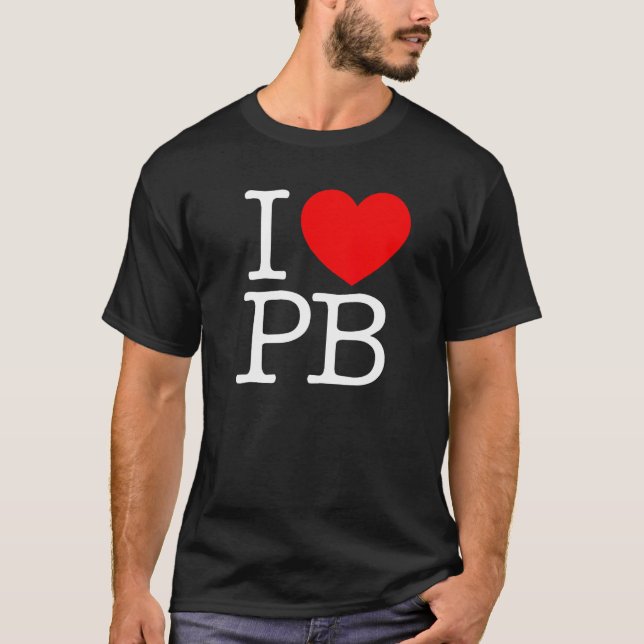 Camiseta I Love (Heart) PB (Frente)