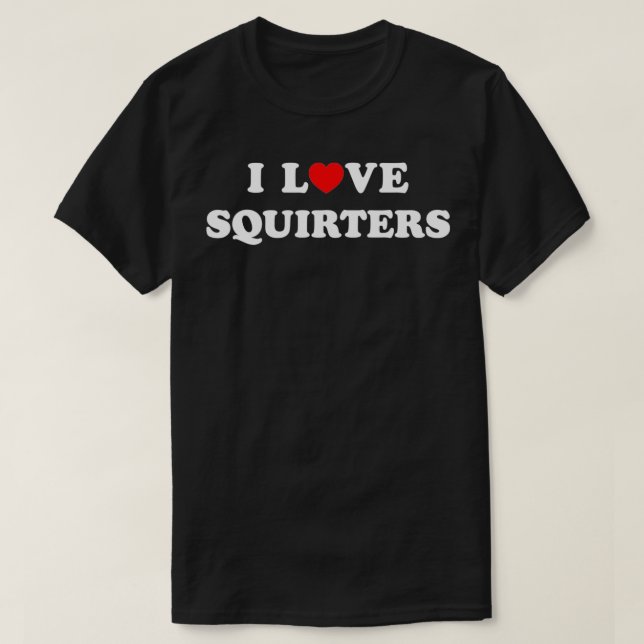 Camiseta I Love Heart Squirters (Frente do Design)