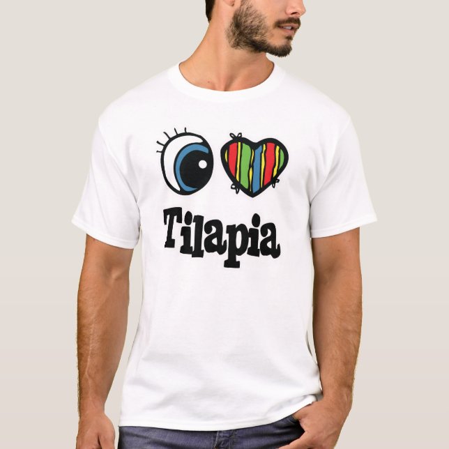 Camiseta I Love (Heart) Tilapia (Frente)