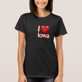 Camiseta I Love Iowa