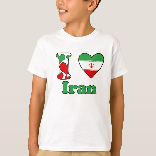 Camiseta I love Iran (Frente)