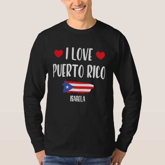 Camiseta I Love Isabela Puerto Rico (Frente)