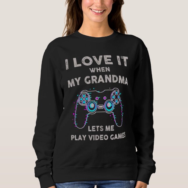 Camiseta I Love It When My Girlfriend Lets Me Play Video Ga (Frente)