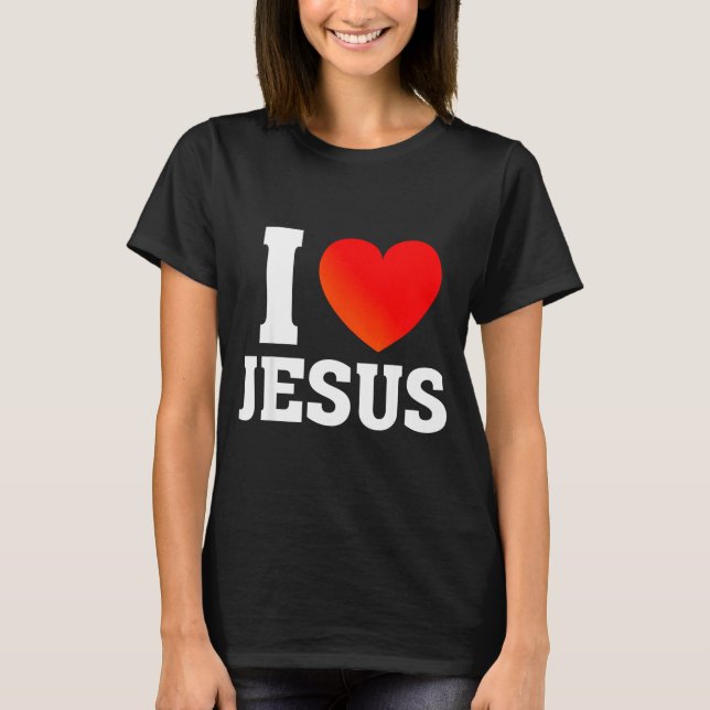 Camiseta I Love Jesus  (Frente)