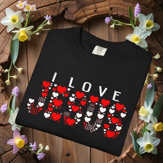 Camiseta I love Jesus (Criador carregado)