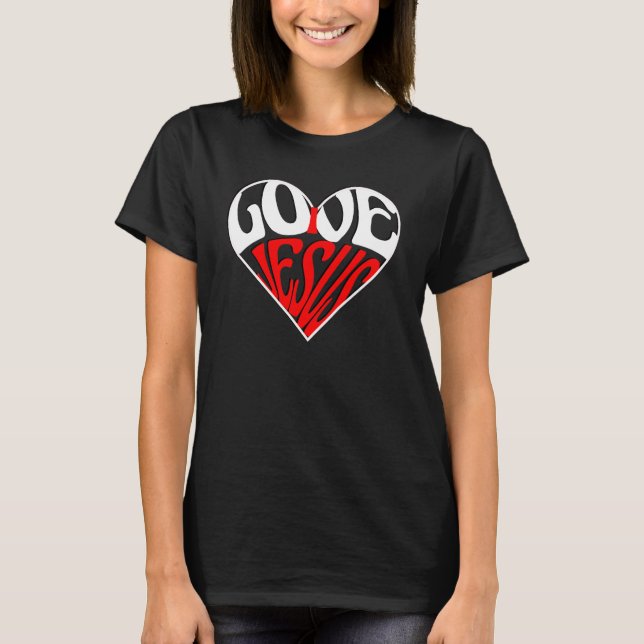 Camiseta I love Jesus (Frente)