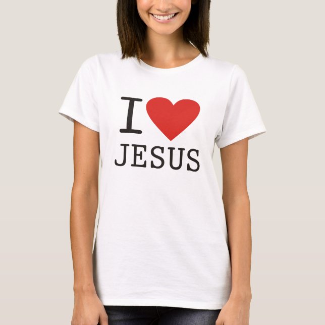 Camiseta I Love Jesus (Frente)