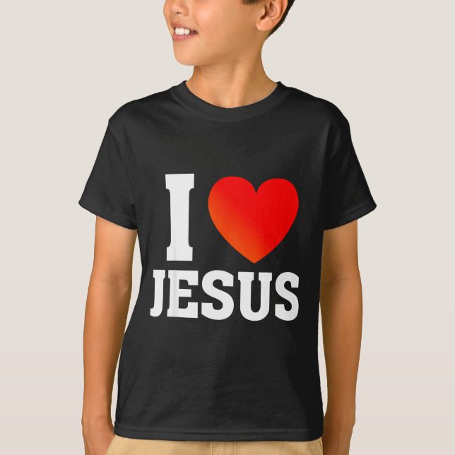 Camiseta I Love Jesus  (Frente)