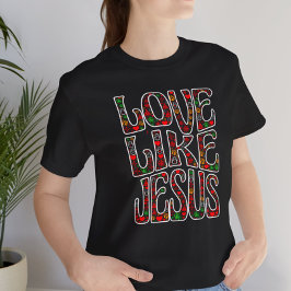 Camiseta I love Jesus christmas