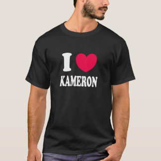 Camiseta I Love Kameron