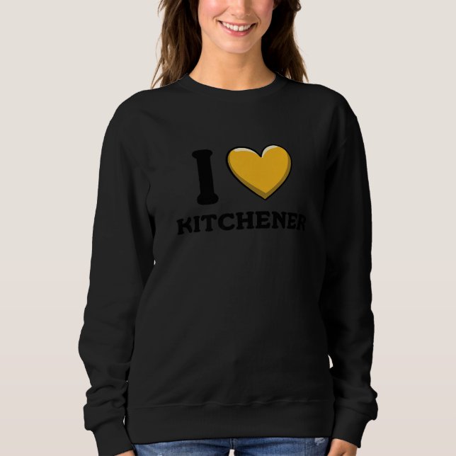 Camiseta I Love Kitchener Canada Premium (Frente)