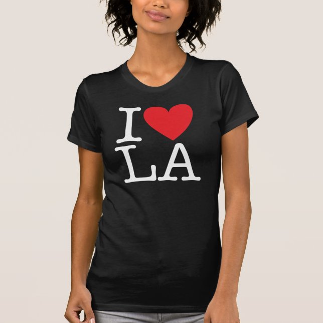 Camiseta I Love LA (Branco) (Frente)