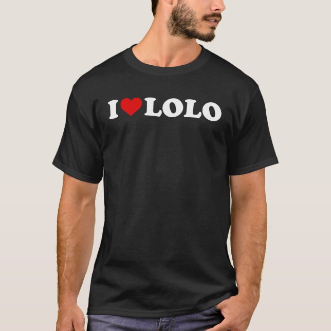 Camiseta I Love Lolo (Frente)