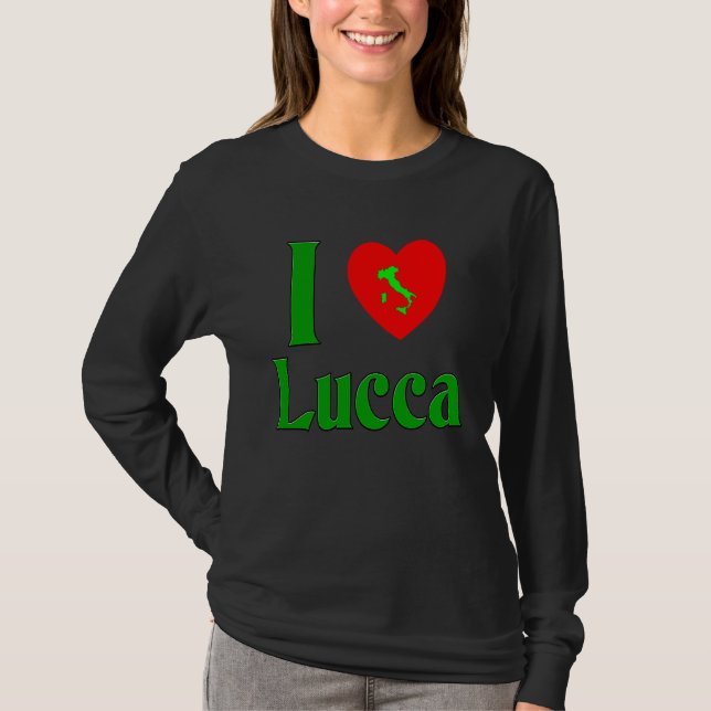 Camiseta I love Lucca Italy (Frente)