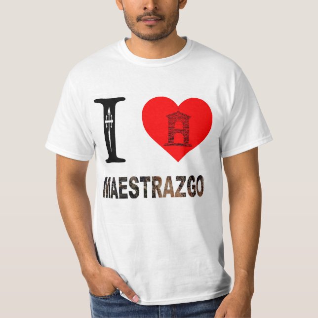 CAMISETA I LOVE MAESTRAZGO (Frente)
